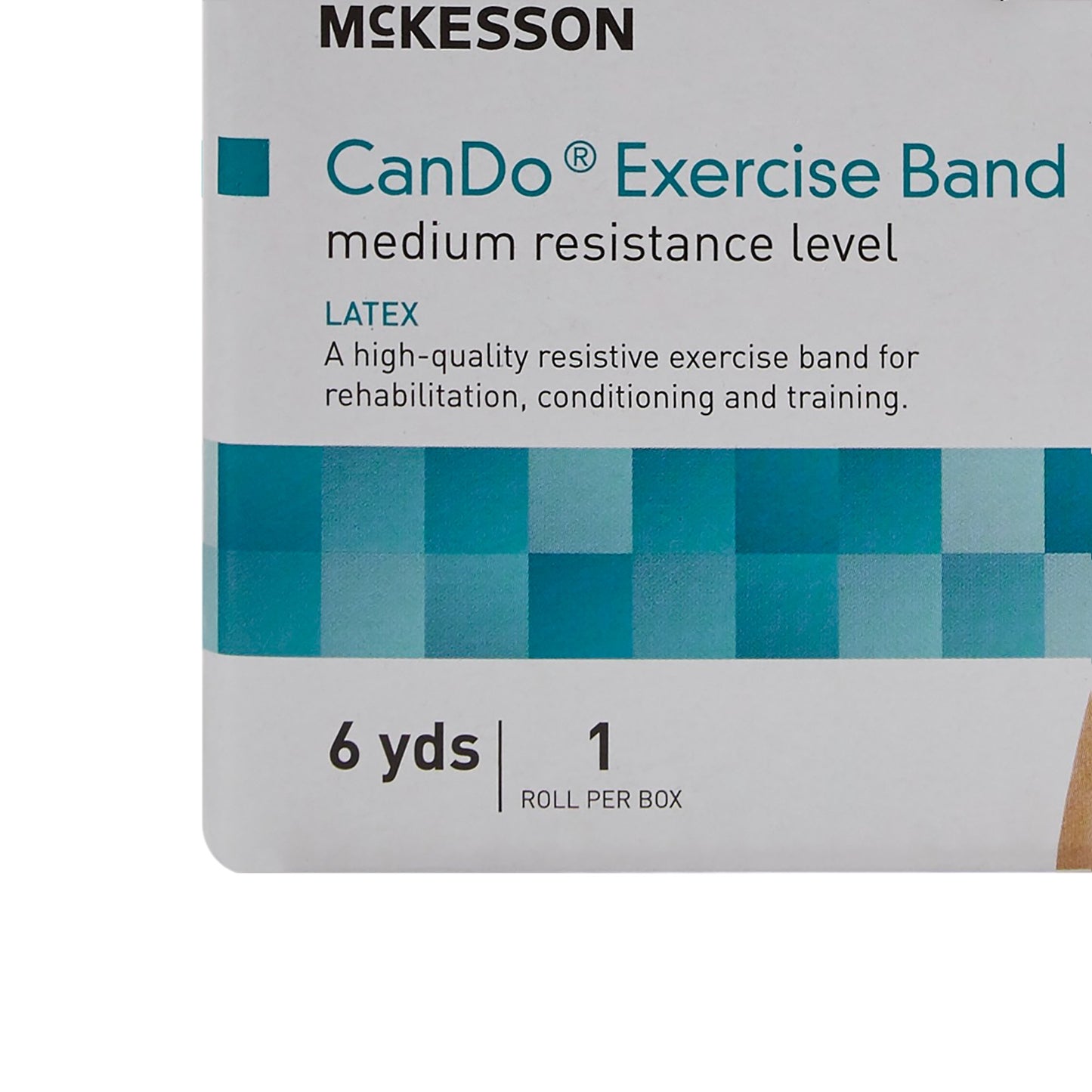 McKesson CanDo® Exercise Resistance Band Green 5 Inch X 6 Yard Medium Resistance (1073310_EA)