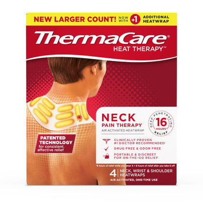 ThermaCare® HeatWraps Instant Hot Patch Neck / Shoulder / Wrist One Size Fits Most Nonwoven Material Cover Disposable (1242366_CS)