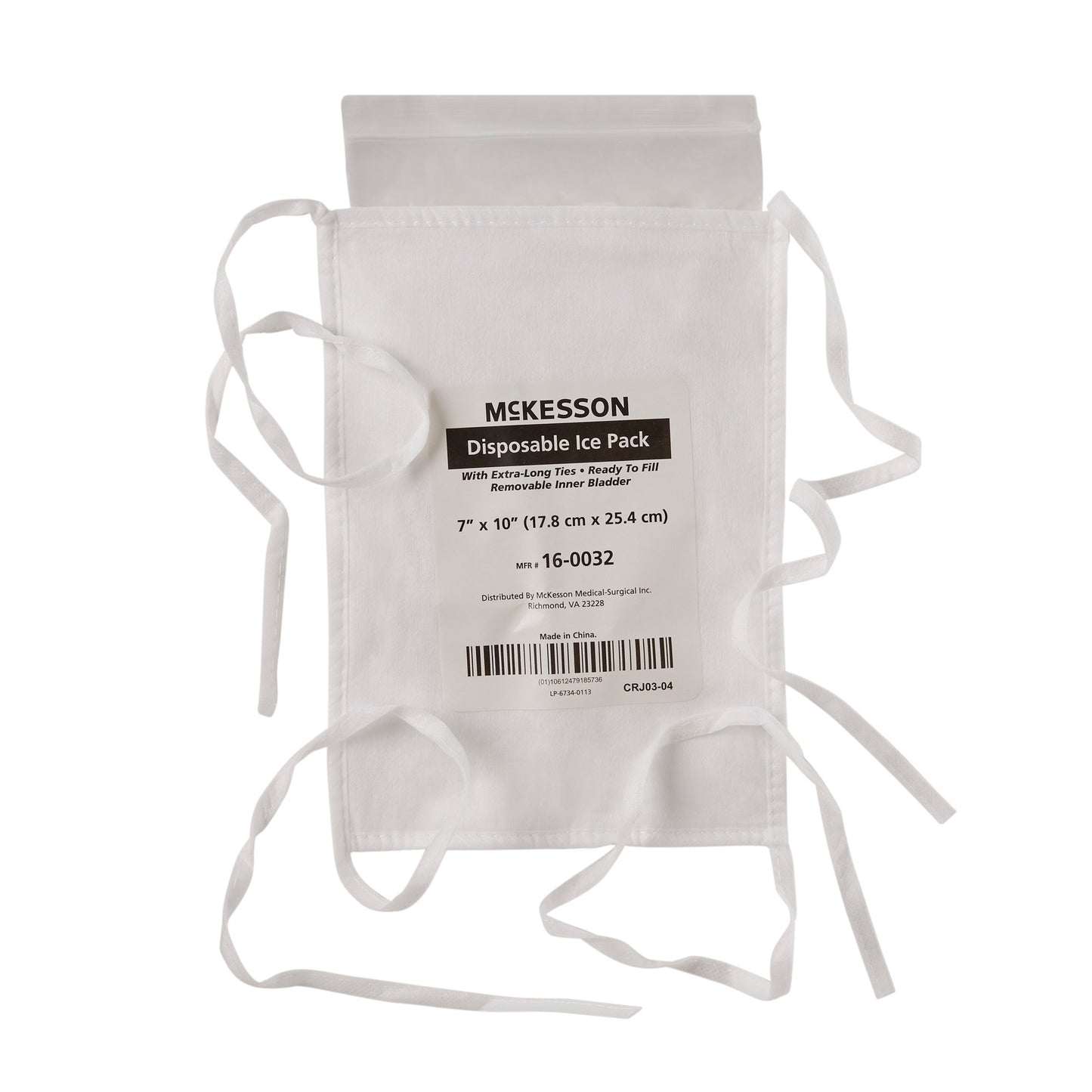 McKesson Ice Bag General Purpose 7 X 10 Inch Fabric Disposable (485416_CS)