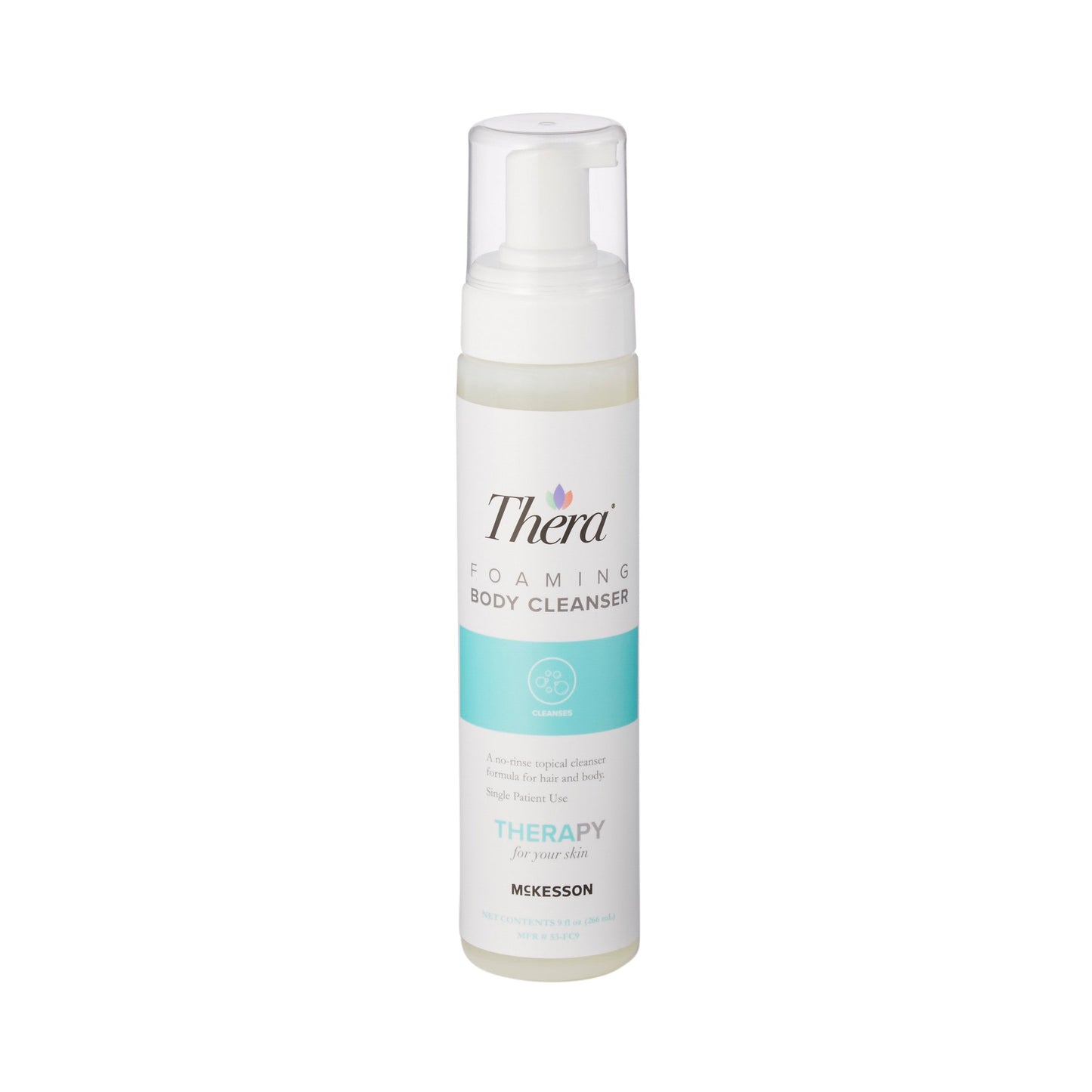 Thera® Rinse-Free Shampoo and Body Wash Foaming 9 oz. Pump Bottle Scented (1049759_BT)