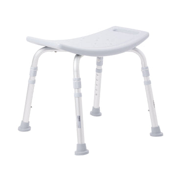 McKesson Bath Bench Without Arms Aluminum Frame Without Backrest 19-1/4 Inch Seat Width 300 lbs. Weight Capacity (1073632_CS)