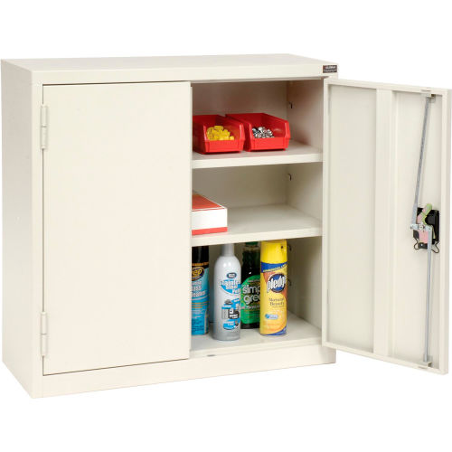 Global Industrial Wall Mount Storage Cabinet, 30"L x 12"W x 30"H, Assembled, White (WB269876WH)