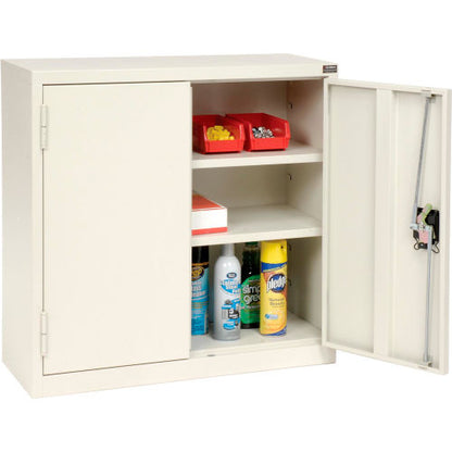Global Industrial Wall Mount Storage Cabinet, 30"L x 12"W x 30"H, Assembled, White (WB269876WH)