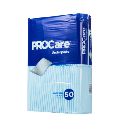 ProCare™ Disposable Underpad 21 X 34 Inch Fluff Light Absorbency (823750_CS)