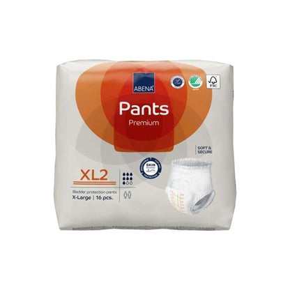 Abena® Premium Pants XL2 Unisex Adult Absorbent Underwear Pull On with Tear Away Seams X-Large Disposable Heavy Absorbency (1218237_CS)