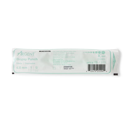 McKesson Argent™ Biopsy Punch Dermal 6 mm (1175177_EA)