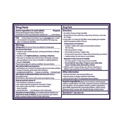 Prilosec OTC® Antacid 20 mg Strength Tablet 28 per Box (491129_PK)