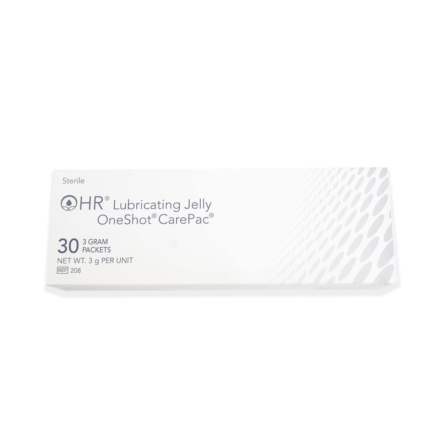 HR® One Shot® Lubricating Jelly 3 Gram Individual Packet Sterile (1108580_BX)