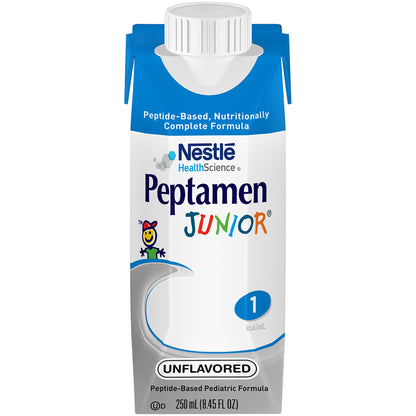 Peptamen Junior® Pediatric Tube Feeding Formula Unflavored 250 mL Carton Liquid Whey Protein Impaired GI Function (422198_EA)