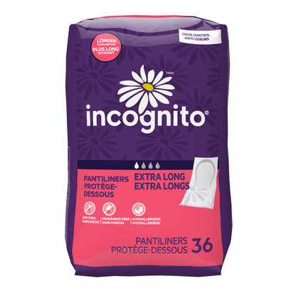 Incognito® Panty Liner Long Light Absorbency (1259653_CS)