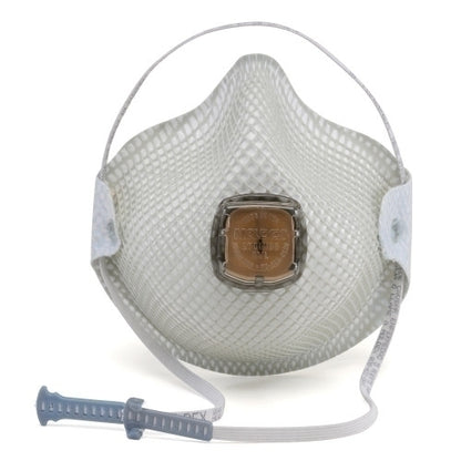 Moldex® N95 Particulate Disposable Respirator with Valve, Gray, Medium/Large, Box of 10 (HOS2700N95)