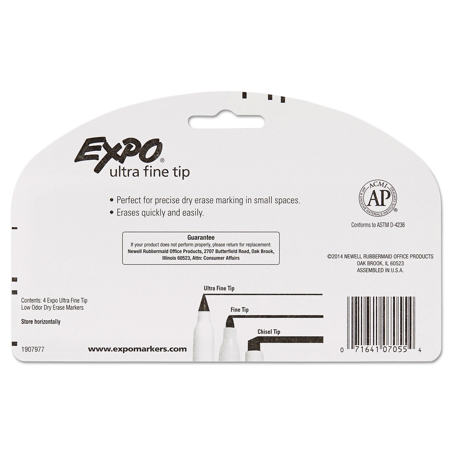 expo-r-low-odor-dry-erase-marker-extra-fine-bullet-tip-black-4-pack-san1871774k_4