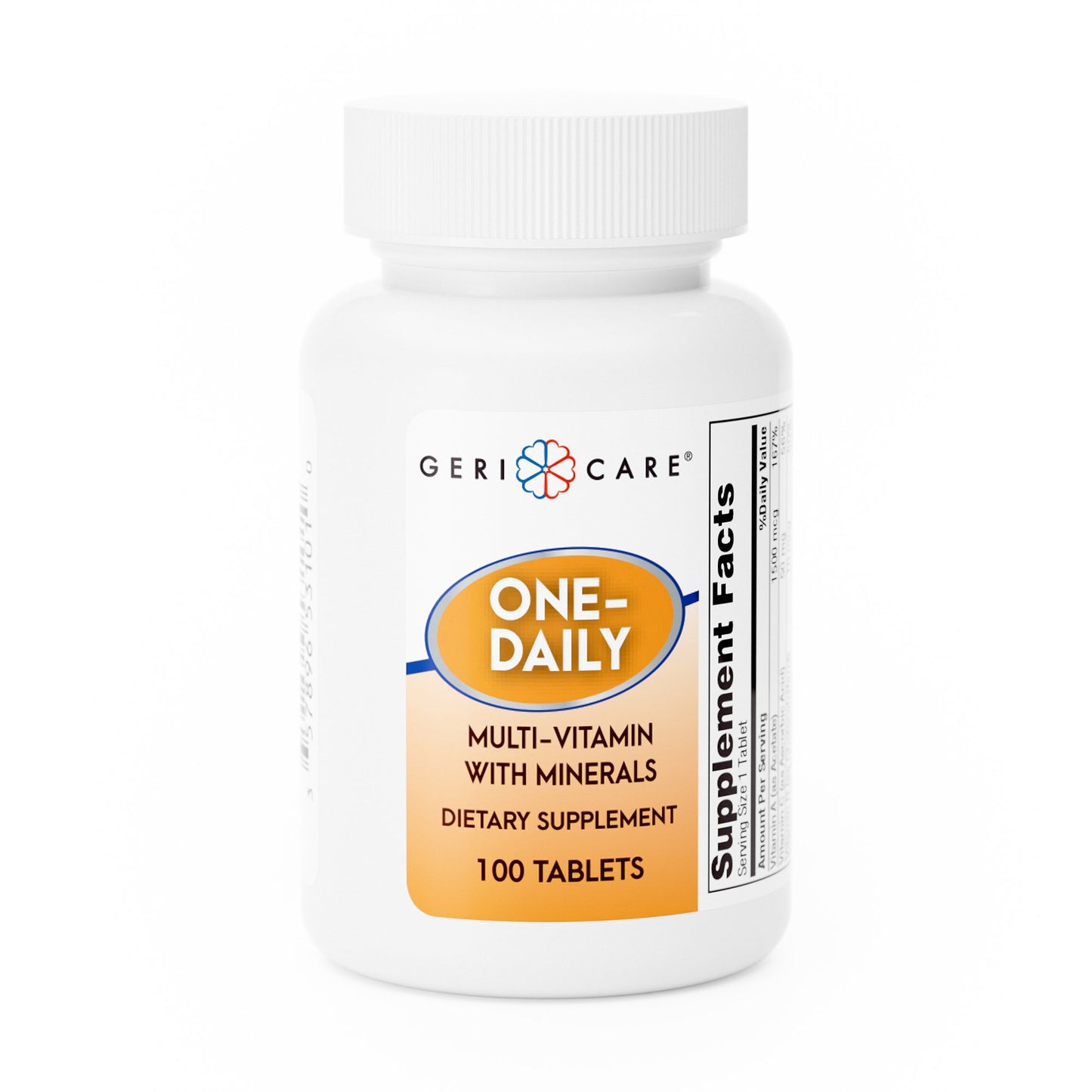 Geri-Care® Multivitamin Supplement with Minerals Tablet 100 per Bottle (633782_BT)