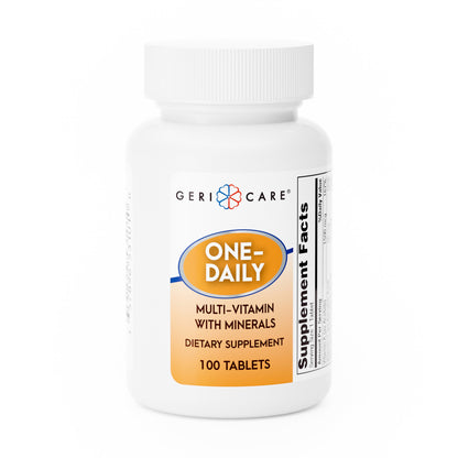 Geri-Care® Multivitamin Supplement with Minerals Tablet 100 per Bottle (633782_CS)