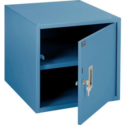 Global Industrial Steel Cabinet 17-1/4"W x 20"D x 16"H, Blue (WB273116BL)