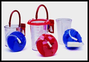 Medi-Vac® CRD™ Suction Canister Liner Kit 1500 mL Sealing Lid (316518_CS)