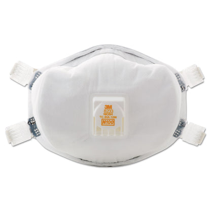 3M™ Particulate Respirator 8233, N100, Standard Size, 20/Carton (MMM8233CT)