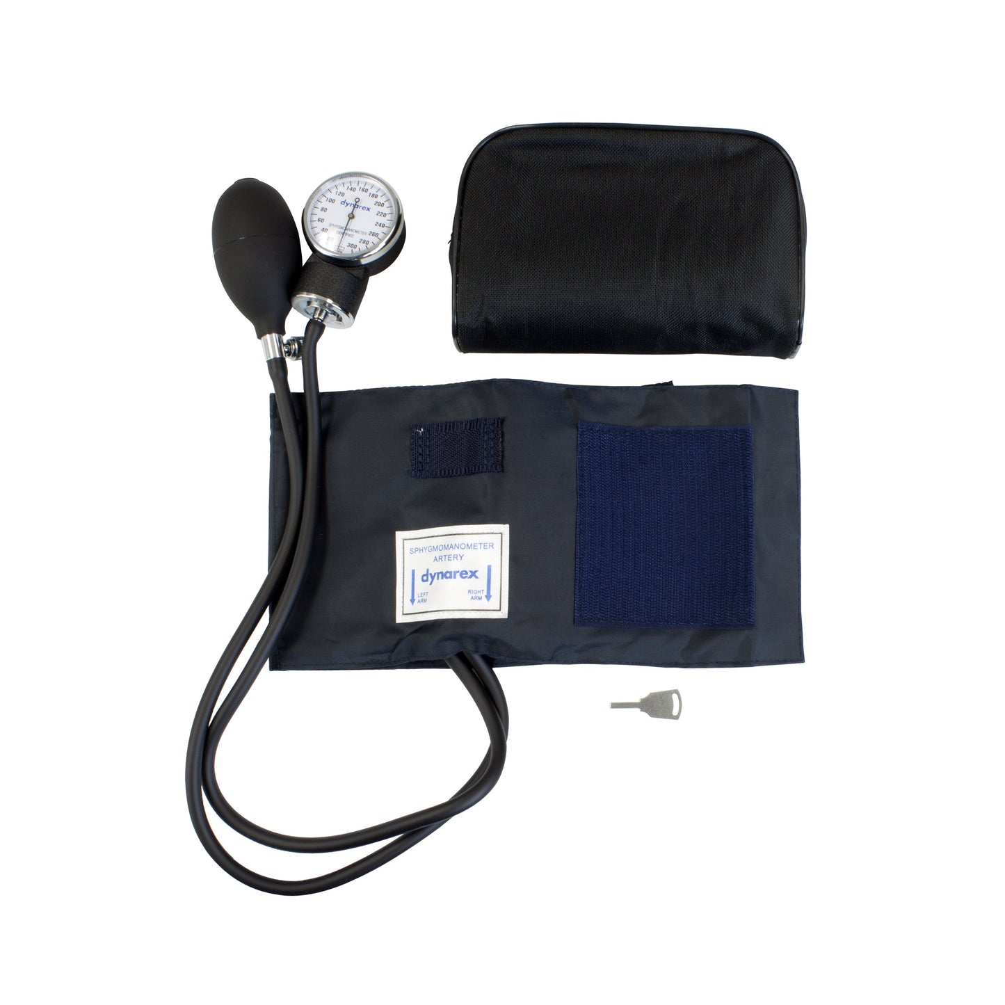 Dynarex® Aneroid Sphygmomanometer Unit Adult Cuff Nylon Cuff 19 - 27 cm Pocket Aneroid (827014_EA)