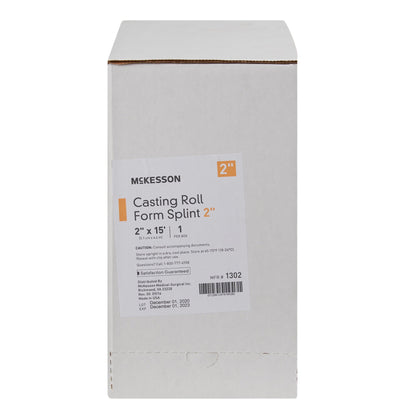 McKesson Padded Splint Roll 2 Inch X 15 Foot Fiberglass White (862506_BX)