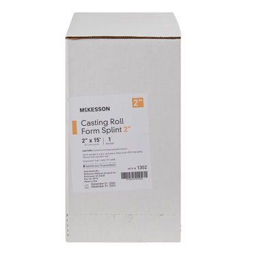 McKesson Padded Splint Roll 2 Inch X 15 Foot Fiberglass White (862506_CS)