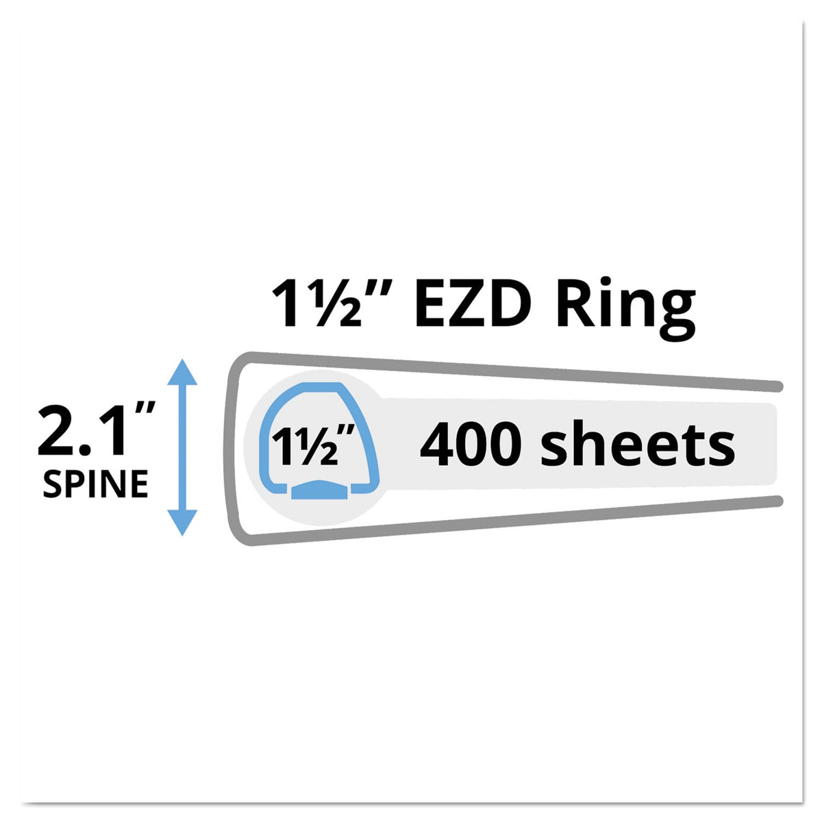 Ezd File Avery® Heavy-Duty Non-View Binder with DuraHinge and One Touch EZD Rin ...