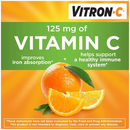 Vitron-C® Multivitamin Supplement Ascorbic Acid / Iron 125 mg - 65 mg Strength Tablet 60 per Bottle (699765_BT)