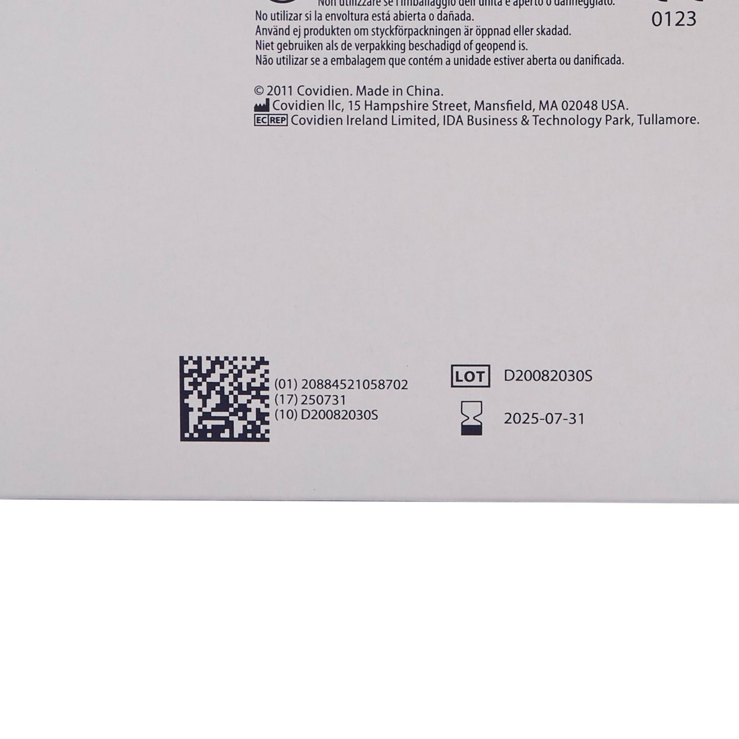 Curity™ Gauze Sponge 4 X 4 Inch 8-Ply Sterile 2 per Pack (688659_PK)