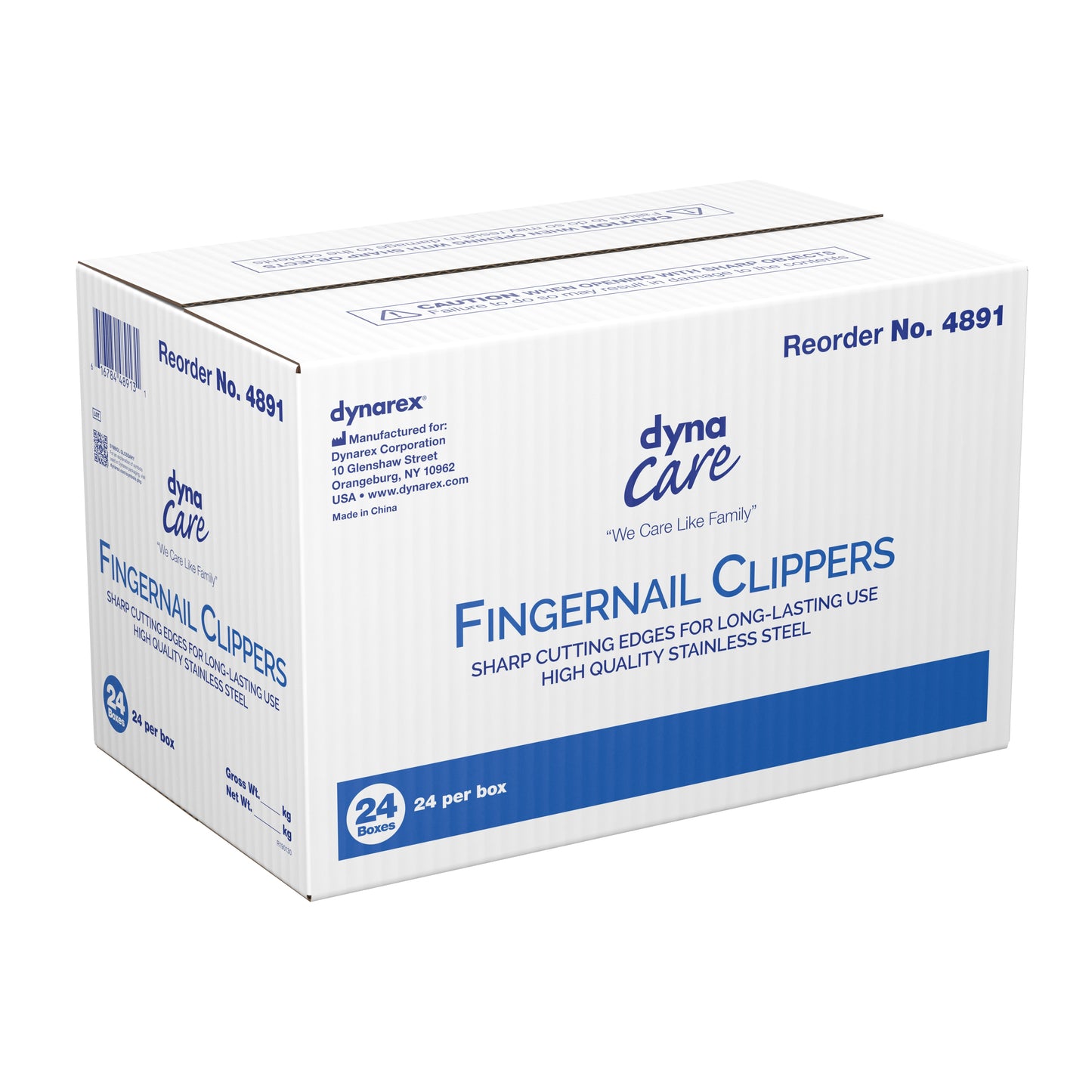 Dynarex® Fingernail Clippers Thumb Squeeze Lever (826989_EA)