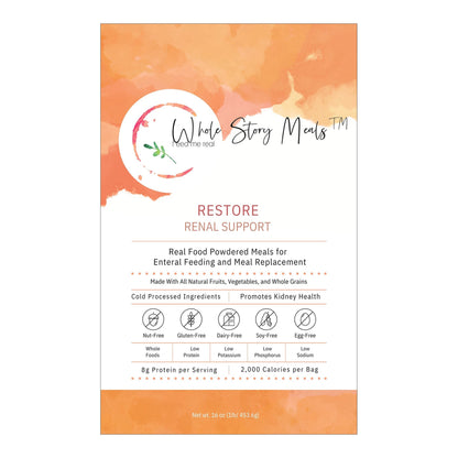 Restore Renal Support Oral Supplement Unflavored Powder 16 oz. Pouch (1223930_CS)