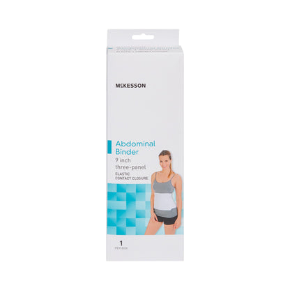 McKesson Abdominal Binder Small / Medium Hook and Loop Closure 30 to 45 Inch Waist Circumference 9 Inch Height Adult (1159055_EA)