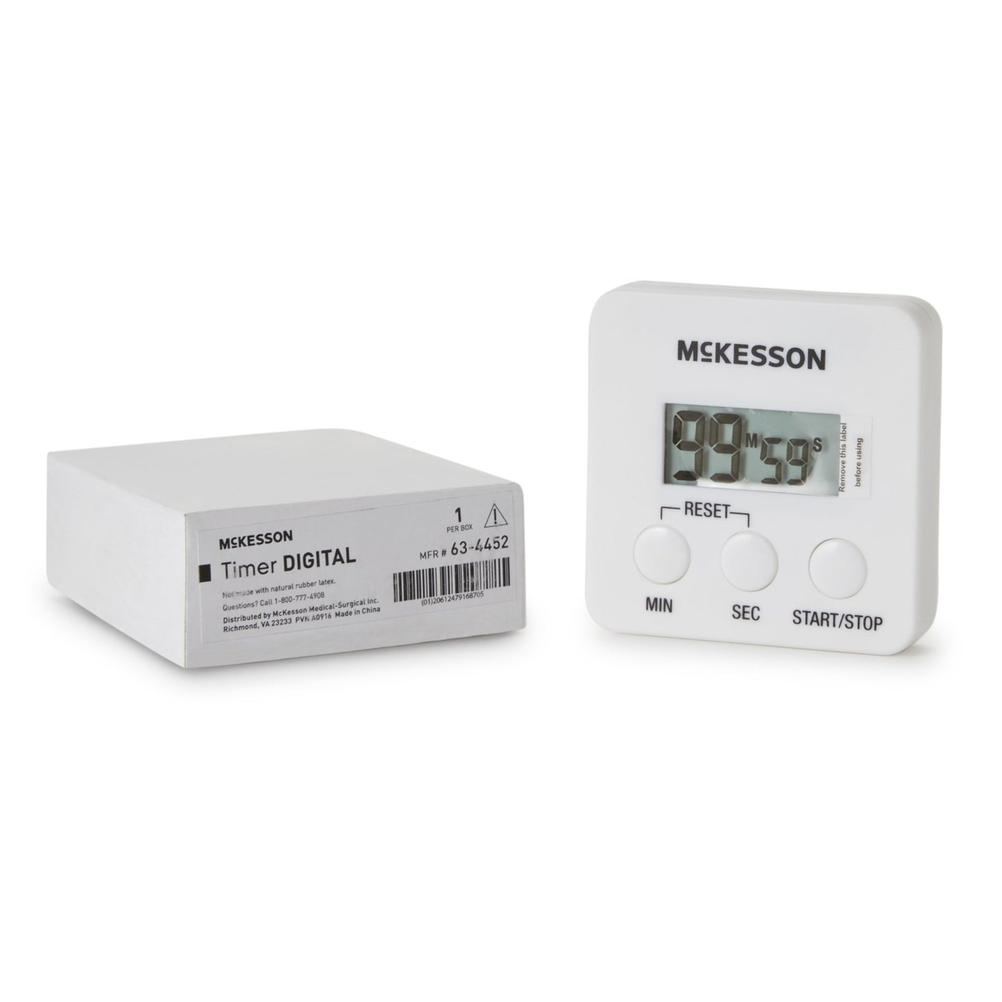 McKesson Electronic Alarm Timer Count Down 100 Minutes Digital Display (563626_EA)