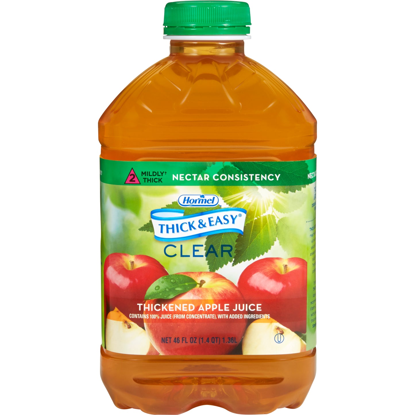 Thick & Easy® Thickened Beverage 46 oz. Bottle Apple Flavor Liquid IDDSI Level 2 Mildly Thick (797169_EA)