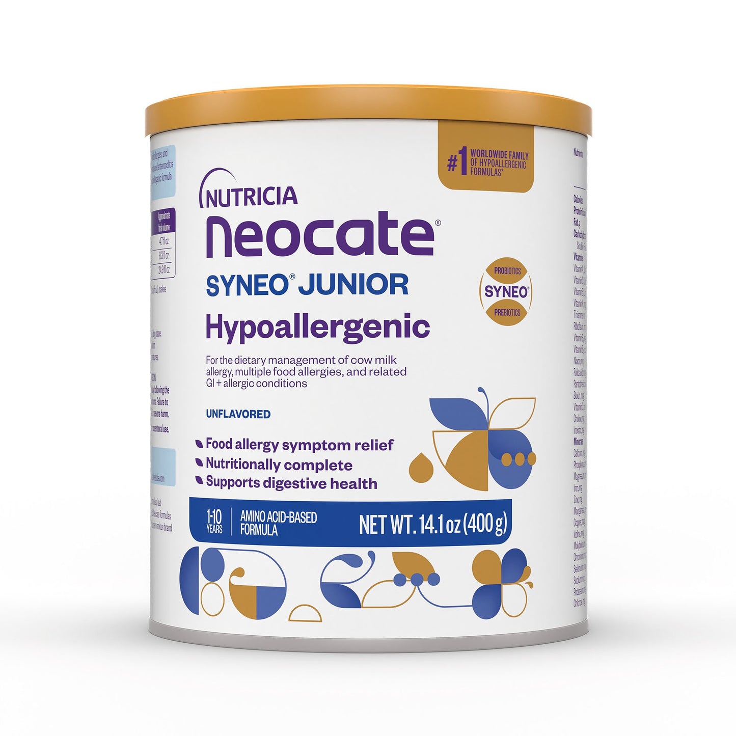 Neocate® Syneo® Junior Pediatric Oral Supplement Unflavored 14.1 oz. Can Powder Amino Acid Food Allergies (1251154_EA)
