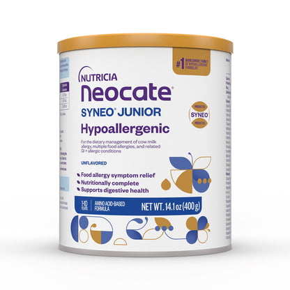 Neocate® Syneo® Junior Pediatric Oral Supplement Unflavored 14.1 oz. Can Powder Amino Acid Food Allergies (1251154_EA)