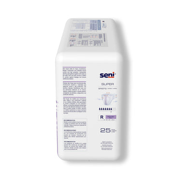 Seni® Super Unisex Adult Incontinence Brief Regular Disposable Heavy Absorbency (1163851_PK)
