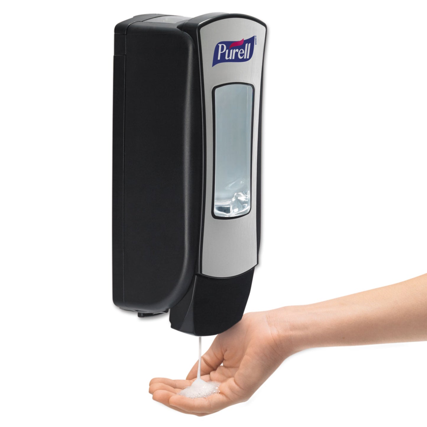 PURELL® ADX-12 Dispenser, 1,200 mL, 4.5 x 4 x 11.25, Chrome/Black (GOJ882806)