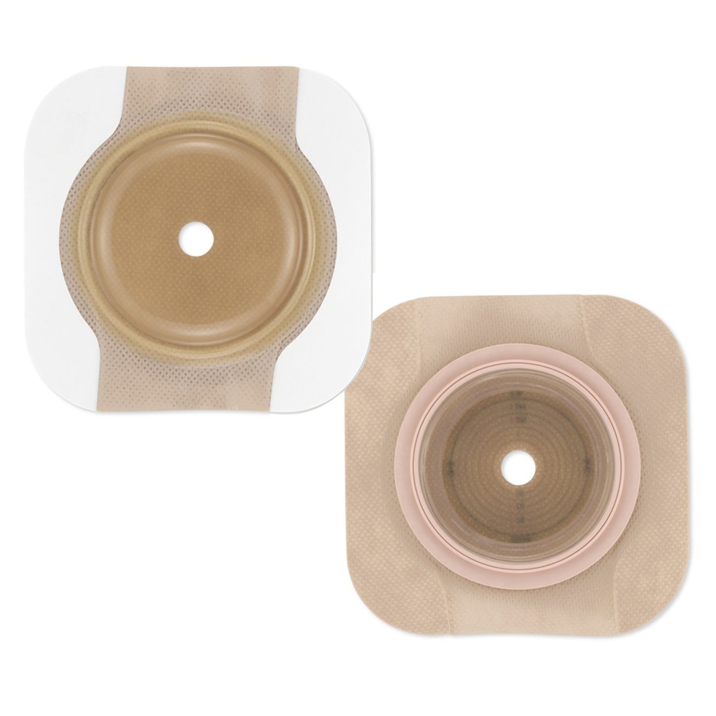 New Image™ CeraPlus™ Ostomy Barrier Precut, Extended Wear Adhesive Tape Borders 44 mm Flange Green Code System 7/8 Inch Opening (1158419_BX)
