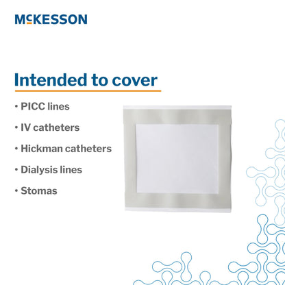 McKesson IV Site Barrier Protector 7 X 7 Inch NonSterile (1162466_CS)