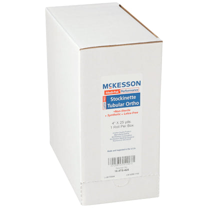 McKesson Stockinette Tubular 4 Inch X 25 Yard Polyester NonSterile (457644_CS)
