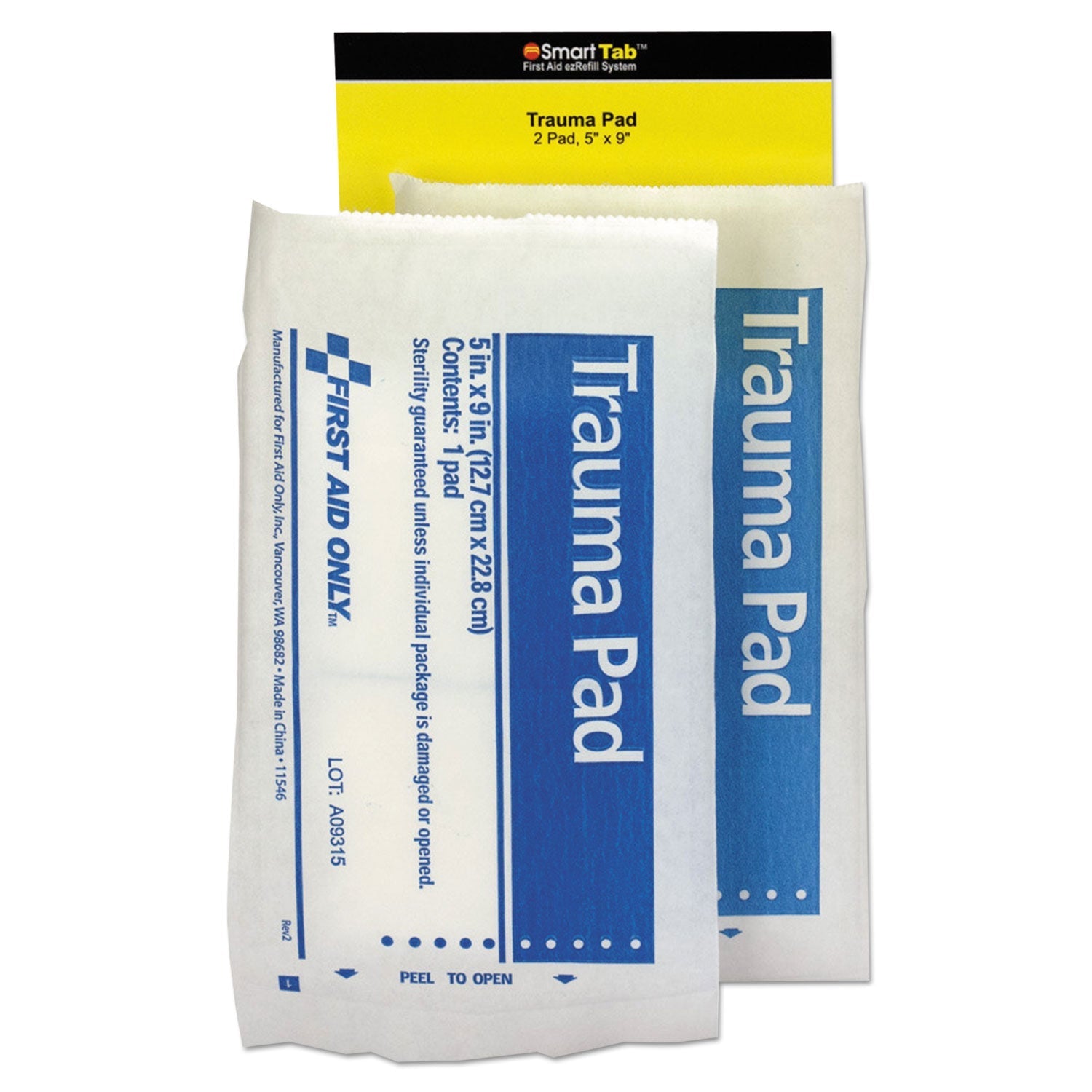 first-aid-only-smartcompliance-refill-trauma-pad-num-faofae6024_1