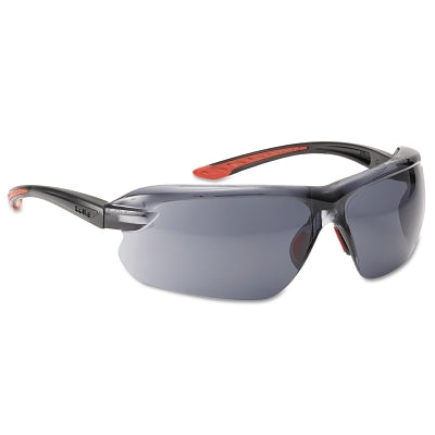 Bolle IRI-s Series Safety Glasses, Smoke Lens, Platinum Anti-Fog and Anti-Scratch, TPR (286-40182)