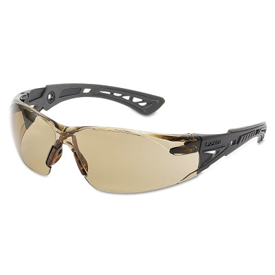 Bolle Rush+ Series Safety Glasses, Twilight Lens, Platinum Anti-Fog/Anti-Scratch (286-40225)
