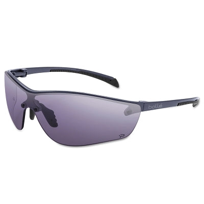 Bolle SILIUM+ Series Safety Glasses, Smoke Lens, Platinum Anti-Fog/Anti-Scratch (286-40238)