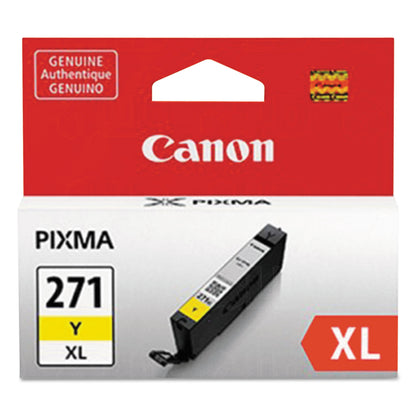 Canon® 0339C001 (CLI-271XL) High-Yield Ink, Yellow (CNM0339C001)