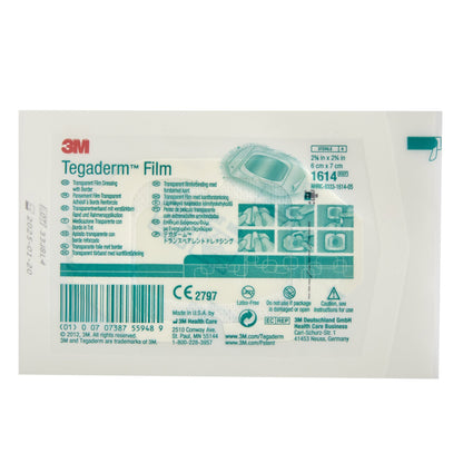 3M™ Tegaderm™ Transparent Film Dressing 2-3/8 X 2-3/4 Inch Frame Style Delivery Rectangle Sterile (468778_BX)