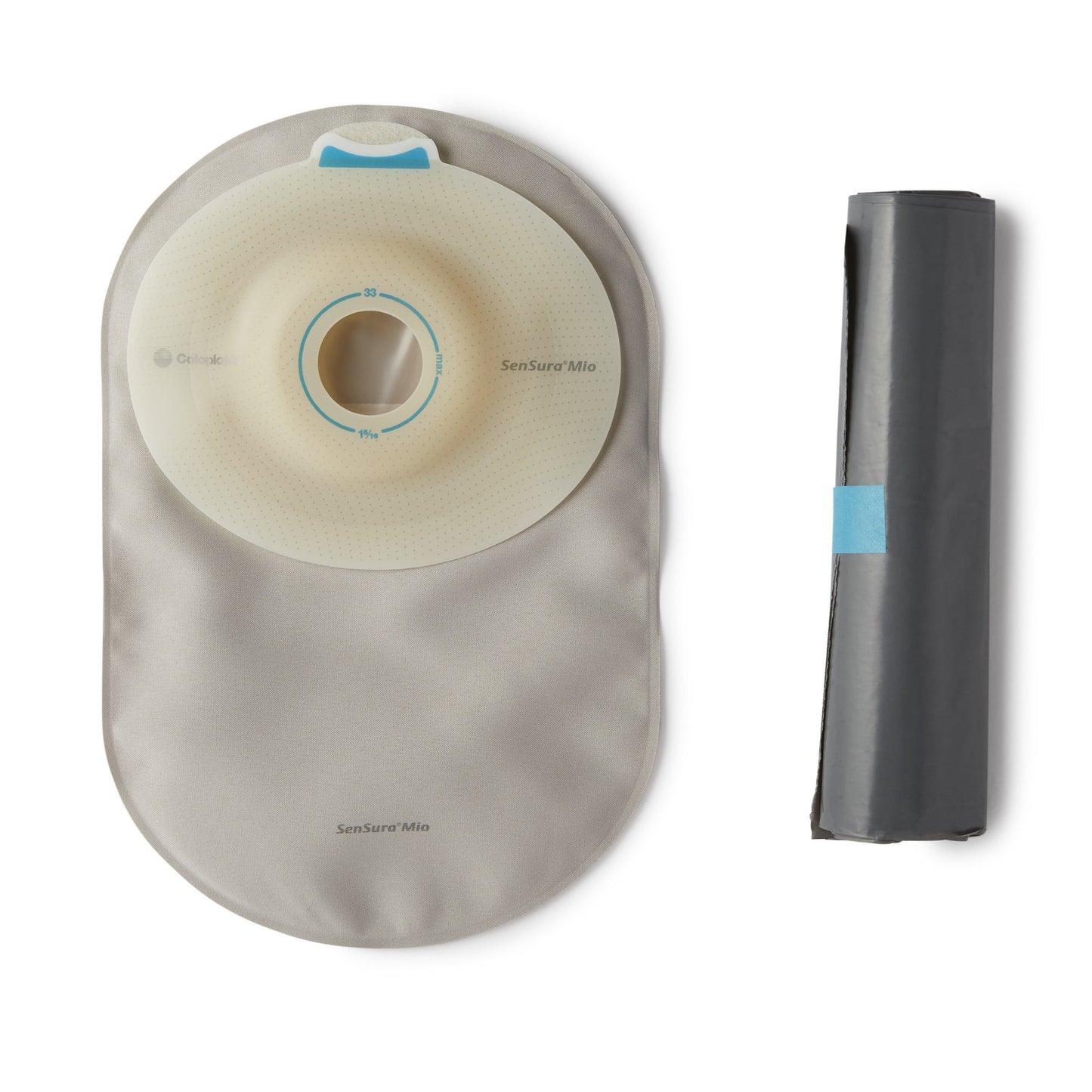 SenSura® Mio Convex Ostomy Pouch One-Piece System 8-1/4 Inch Length, Maxi Convex Light, Pre-Cut 1 Inch Stoma Closed End (1006152_BX)