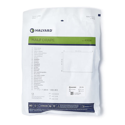 O&M Halyard Inc General Purpose Drape Half Drape 40 W X 58 L Inch Sterile (1152697_CS)