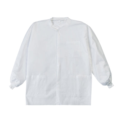 LabMates® Lab Jacket White X-Large Hip Length SMS Disposable (1149948_BG)