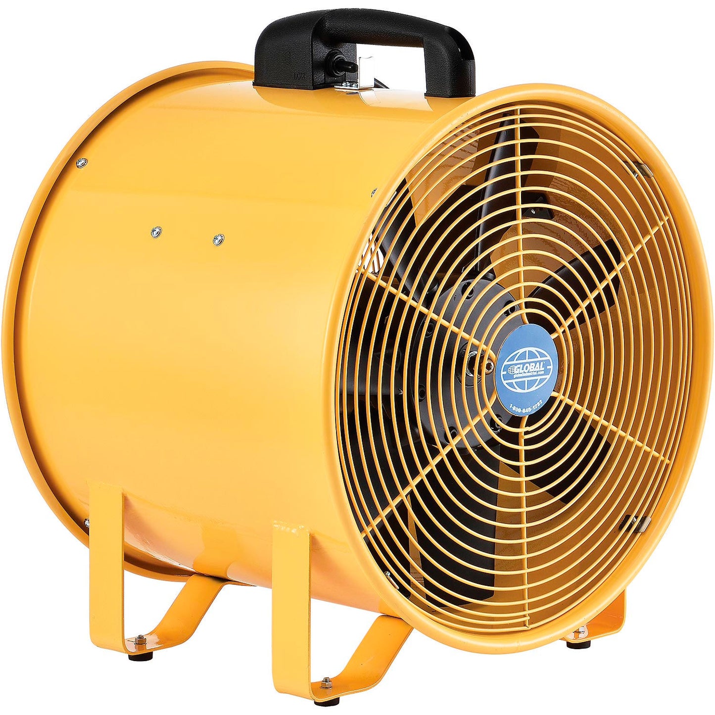 Global Industrial 16" Confined Space Blower Fan, 2 Speed, 2850 CFM, 1 HP (WB292605)