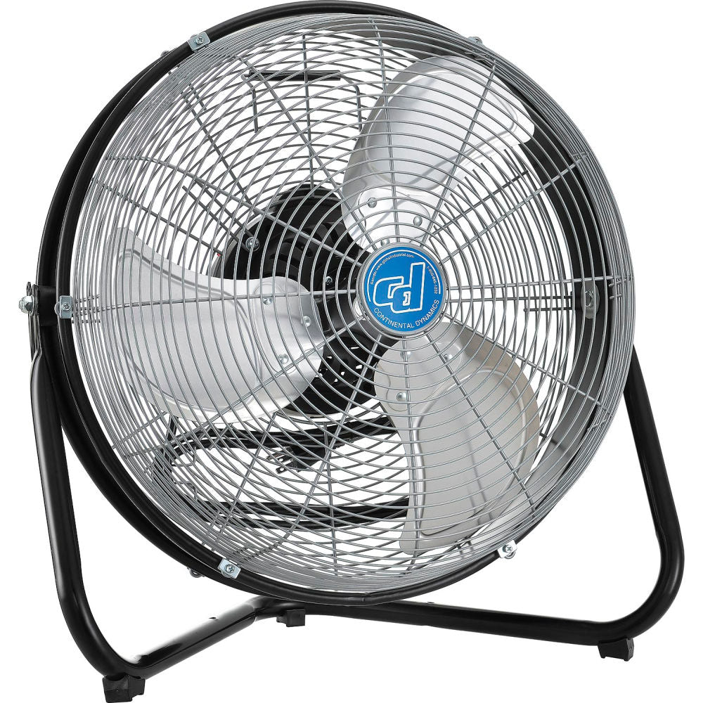 Global Industrial Continental Dynamics 18" Internal Orbital Floor Fan, 3,980 CFM, 1/40 HP, 1 Phase (WB292607)